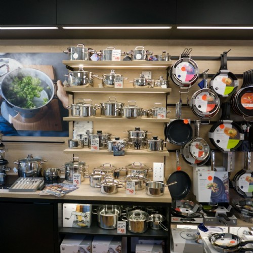 Markenausstellung im Verkaufsraum